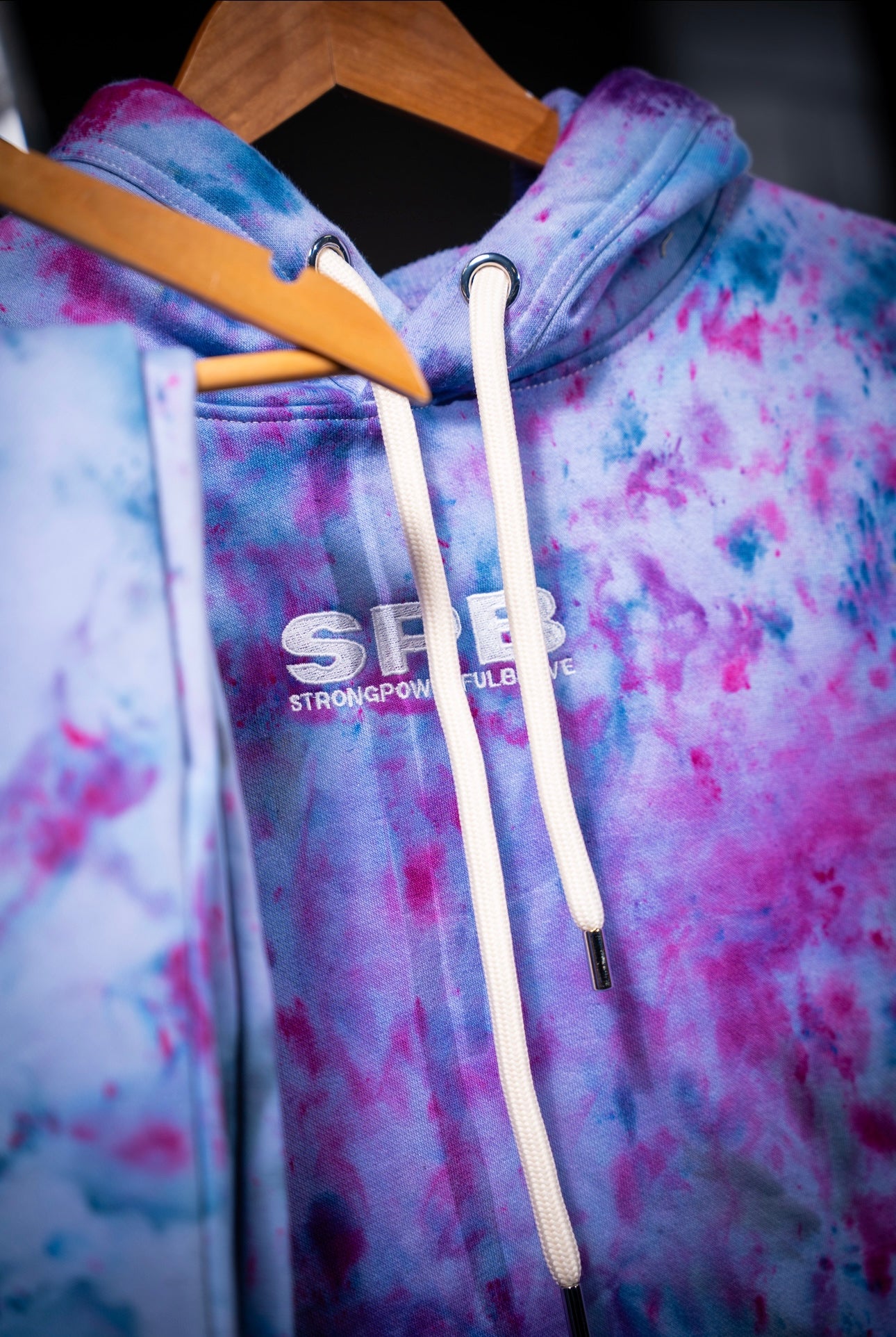 Purple Rain - Bespoke Tie Dye SPB Oversize Hoodie