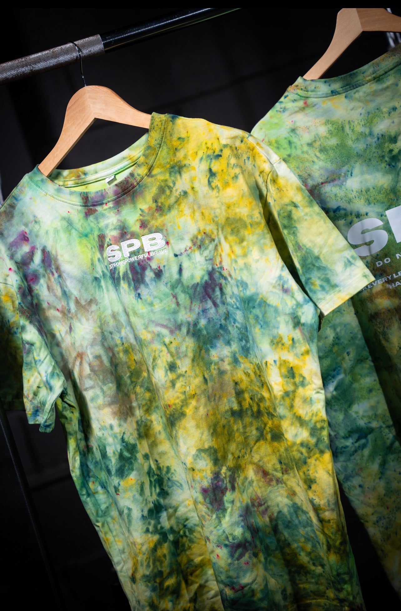 Bespoke Tie Dye SPB Hoodie - Woodland Green