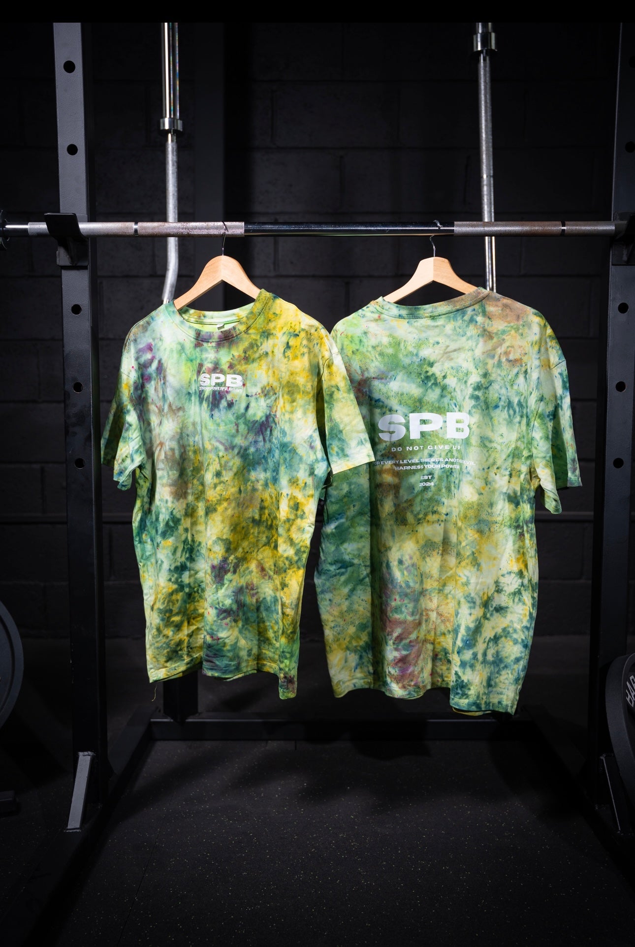 Bespoke Tie Dye SPB Hoodie - Woodland Green