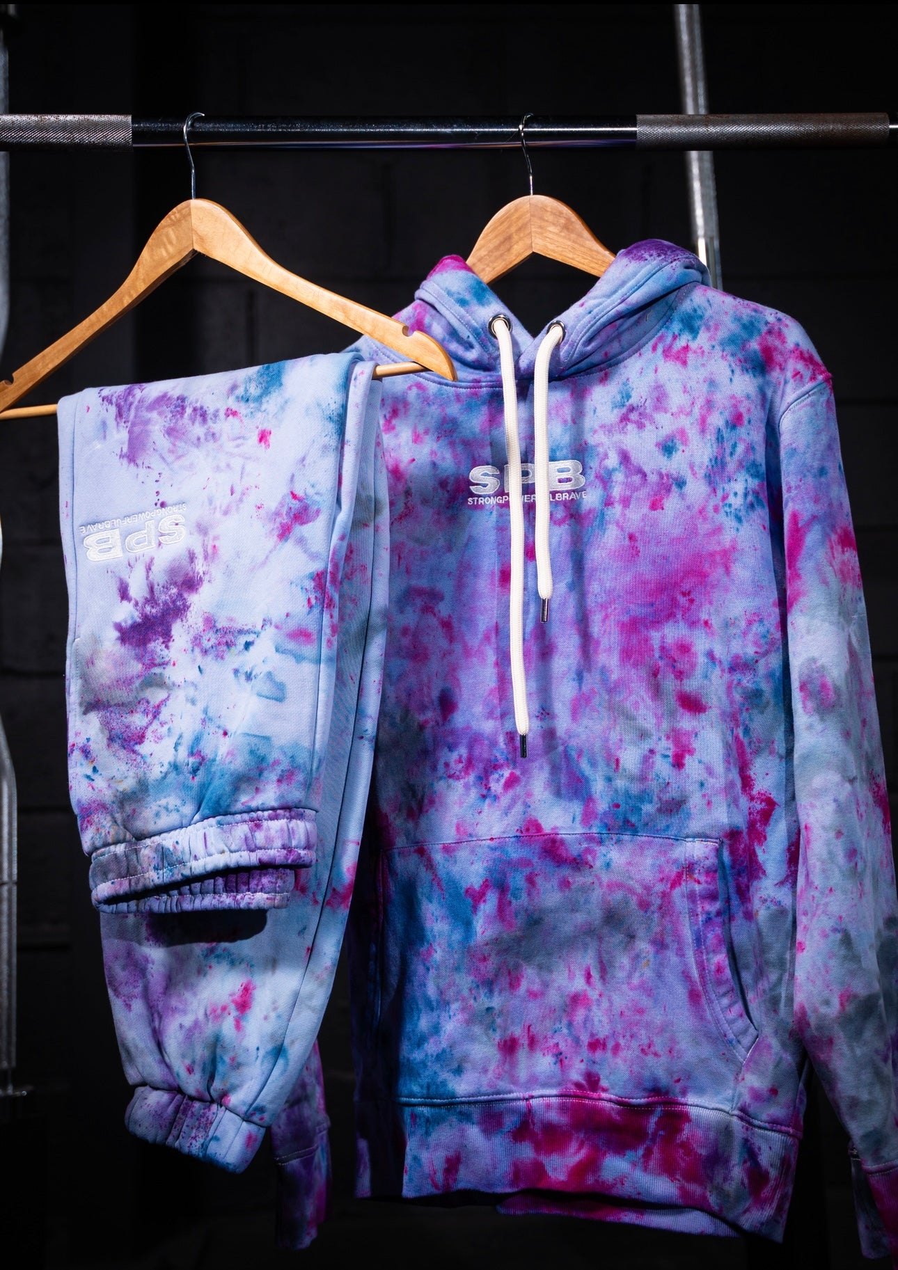 Purple Rain- Bespoke Tie Dye Over Size Bottoms