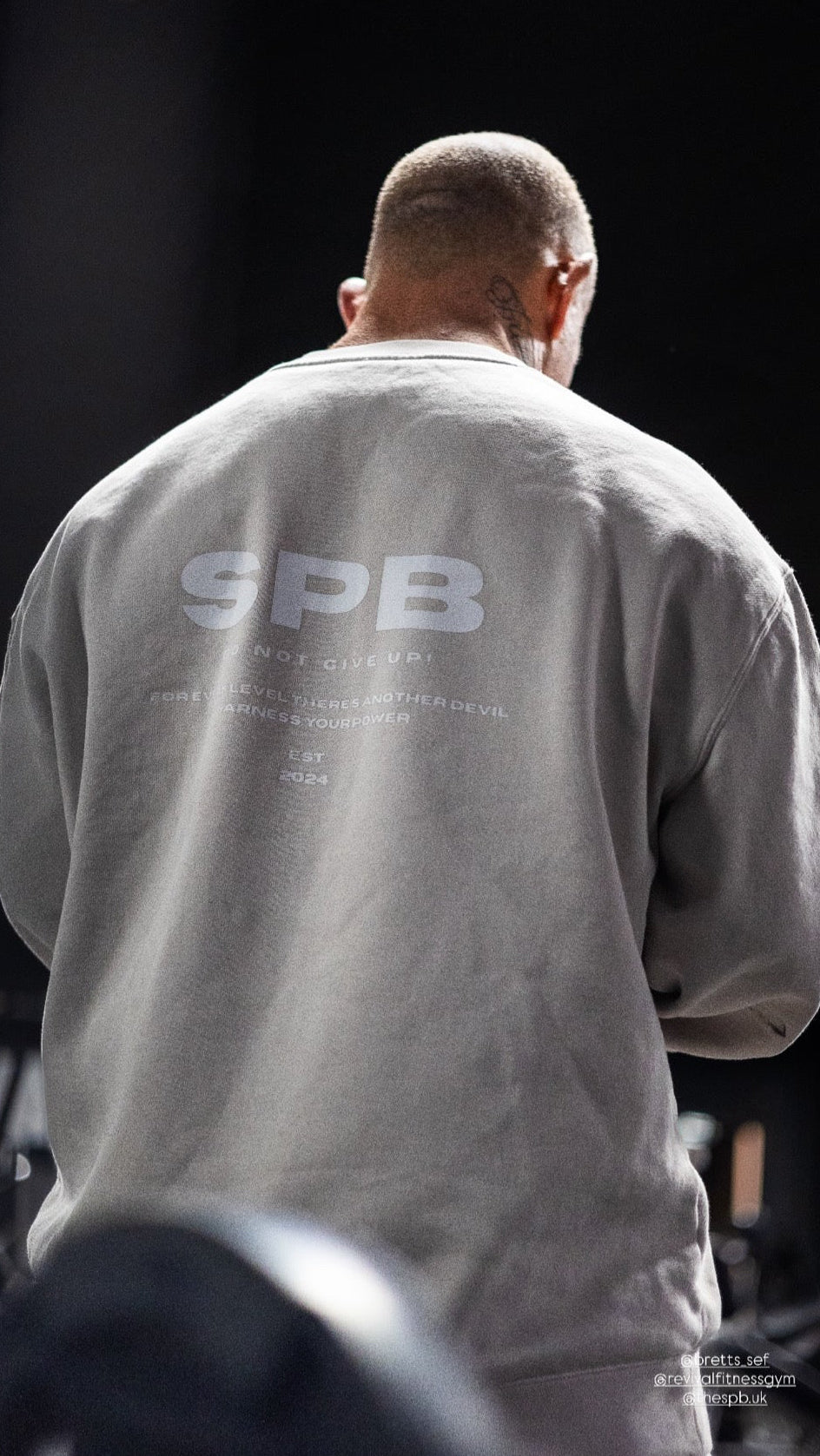 SPB Crew Jumper | Limited Edition Oversized Streetwear | Strong Powerful Brave