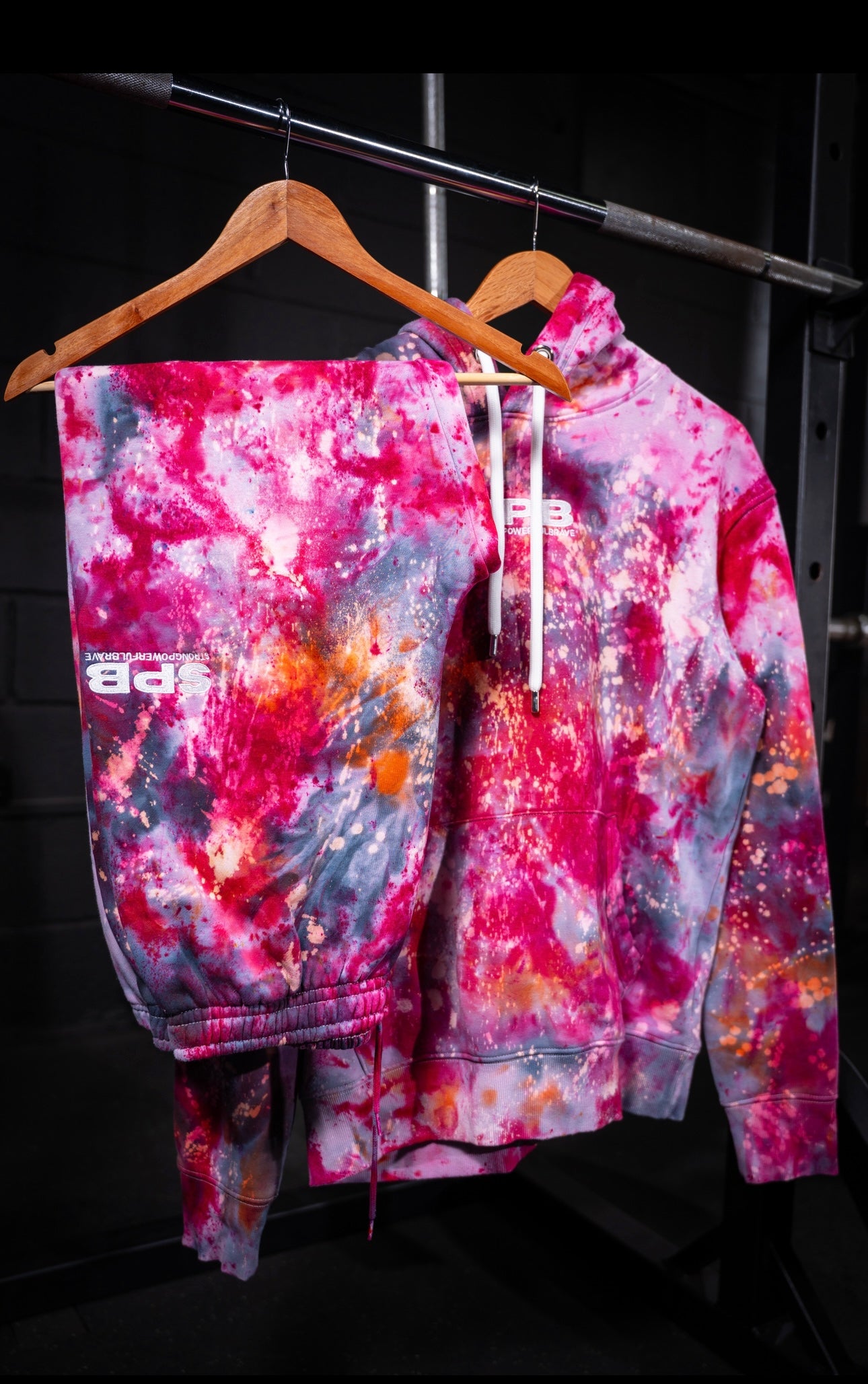 Pink Rain- Bespoke Tie Dye Over Size Bottoms
