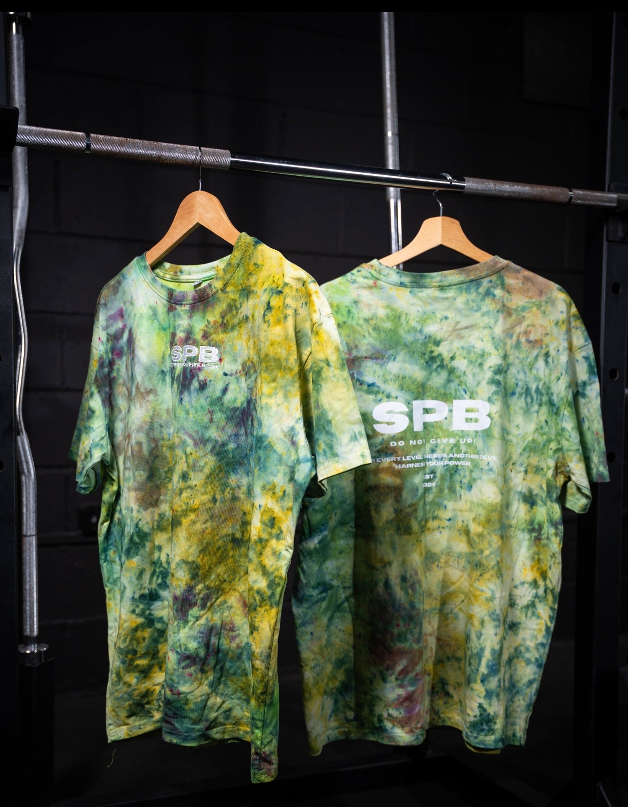 Bespoke Tie Dye SPB Hoodie - Woodland Green